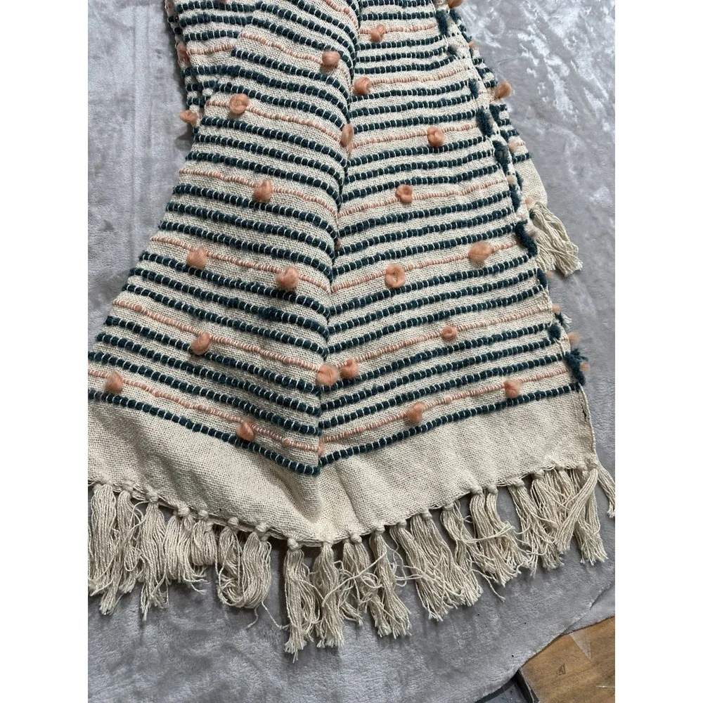 Max Studio Home Decorative Throw Multicolor Textured Puffs‎ 50